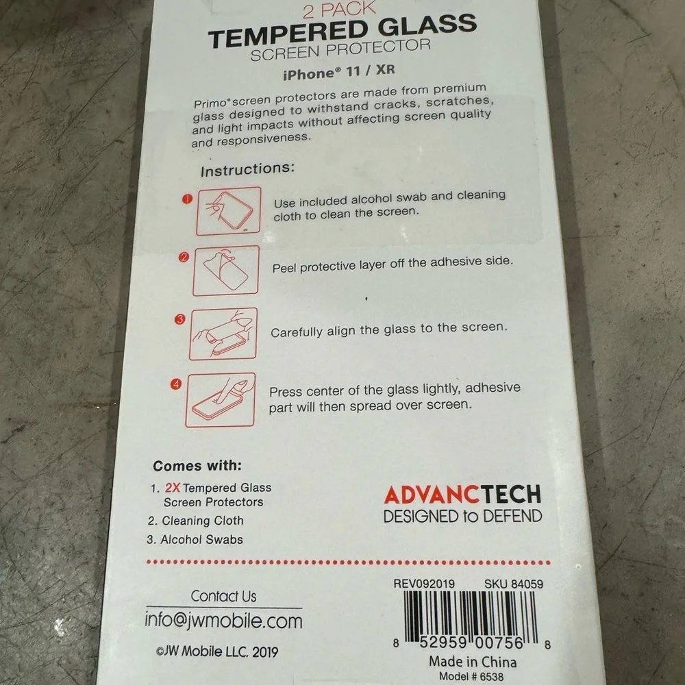 🆕 2 pack tempered glass for iPhone! See pic 4 the details! Protect your phone!